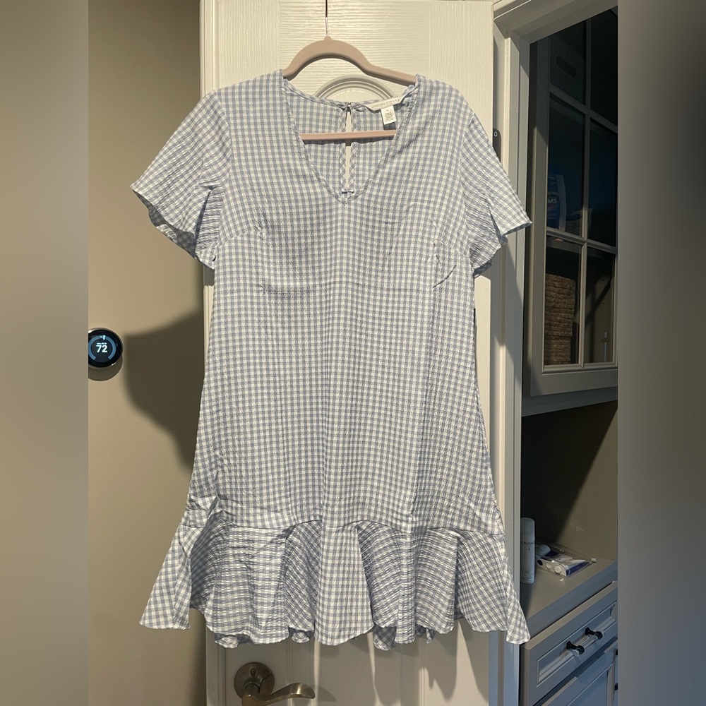 London Times NWT Gingham Dress- M